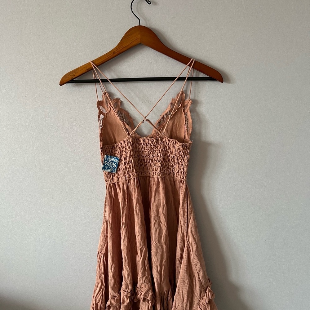 NWT Free People Rose Mini Dress - Picture 3 of 6